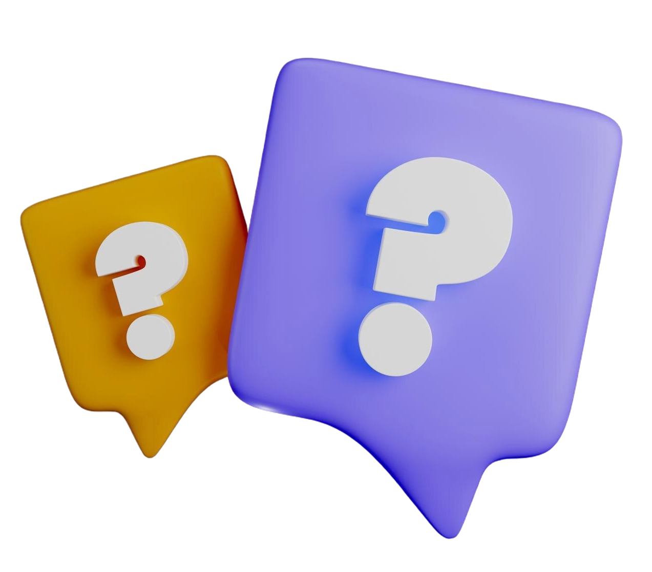 3d-question-mark-icons-speech-bubbles-orange-purple-design