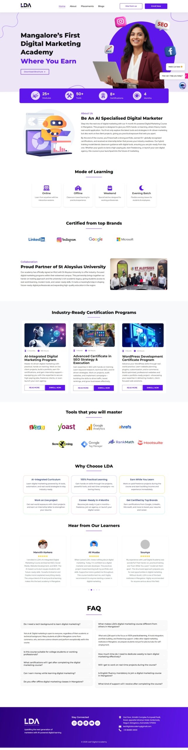 Leaf Digital Academy